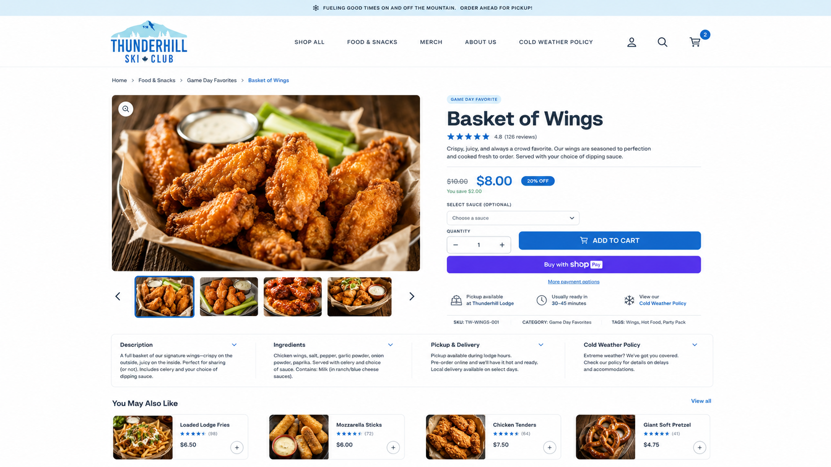 After Shopify store redesign