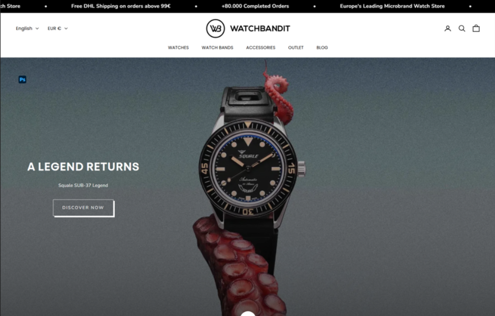 WatchBandit Shopify store